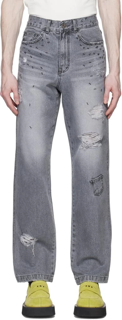 商品ADER error|Gray Bart Jeans,价格¥1191,第1张图片