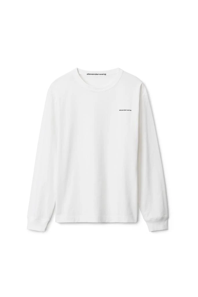 商品Alexander Wang|Long-sleeve Tee In High Twist Jersey,价格¥1288,第1张图片