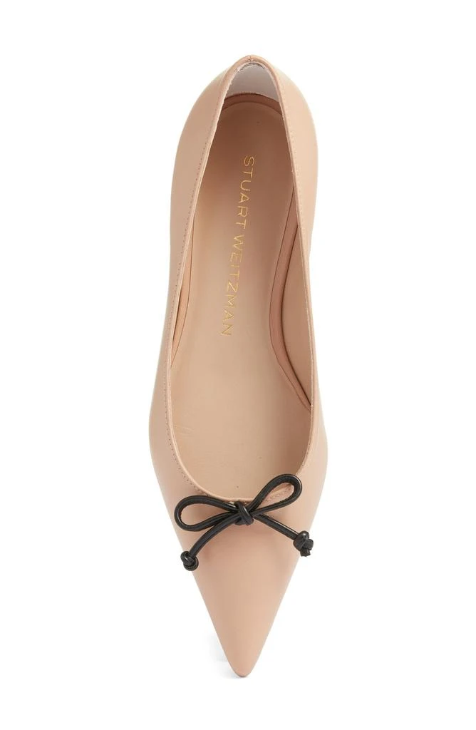 商品Stuart Weitzman|Landon Pointed Toe Ballet Flat,价格¥654,第5张图片详细描述