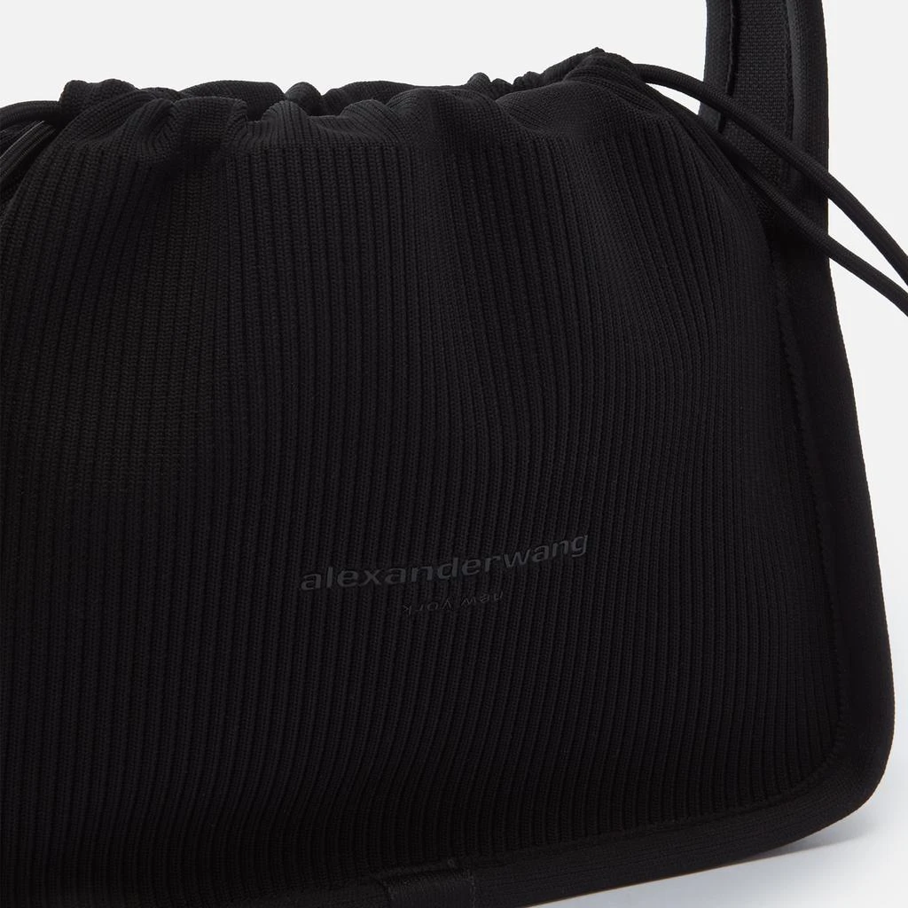 商品Alexander Wang|Alexander Wang Small Ryan Logo-Detailed Stretch-Knit Bag,价格¥2436,第4张图片详细描述