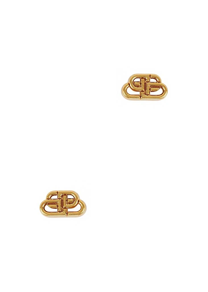 商品Balenciaga|BB XS gold-tone stud earrings,价格¥2666,第1张图片