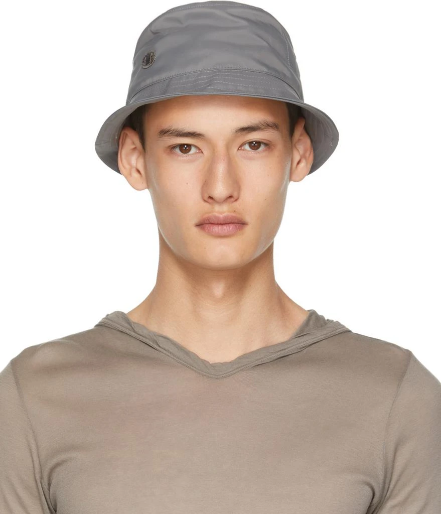 商品Rick Owens|Grey Champion Edition Nylon Gilligan Hat,价格¥855,第1张图片