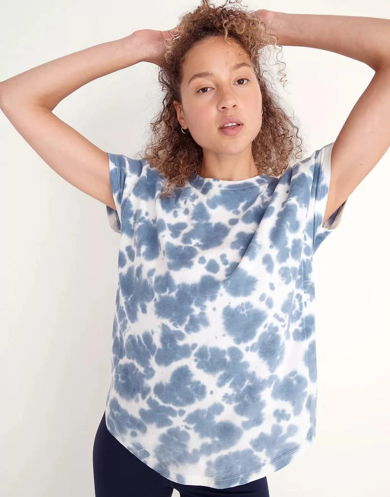 商品Madewell|MWL Tie-Dye Seamed Tee,价格¥158,第4张图片详细描述