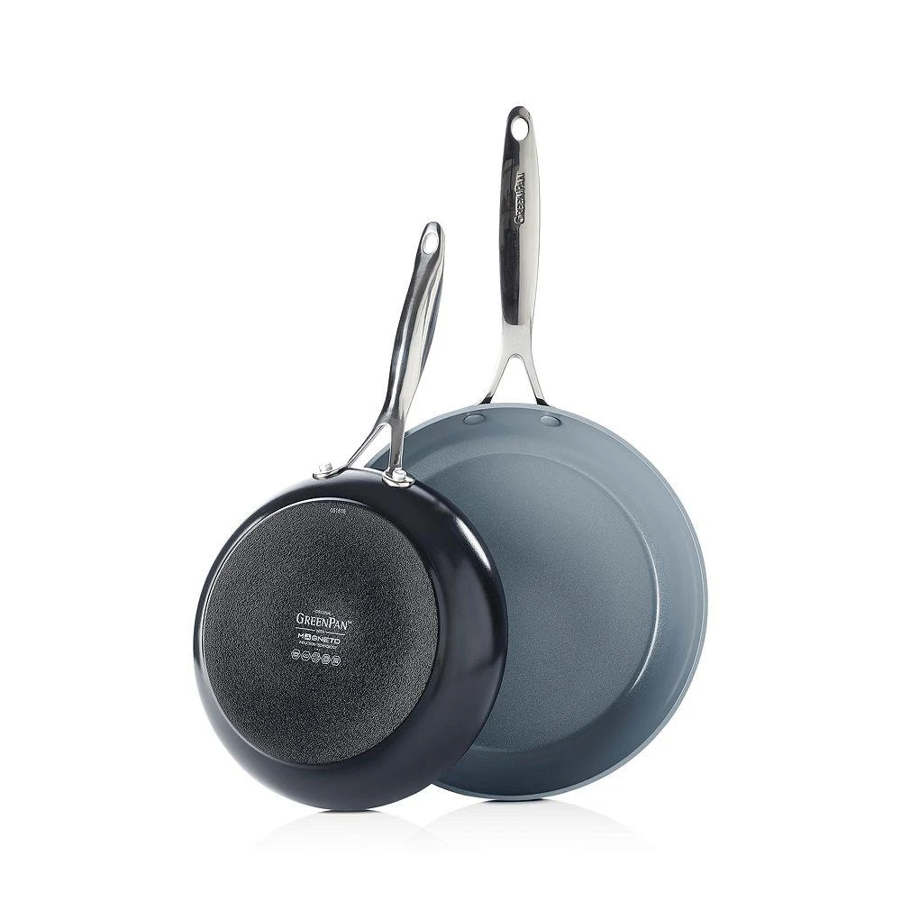 商品Greenpan|Valencia Pro 8" and 10" Ceramic Non-Stick Open Frypan Set,价格¥747,第1张图片