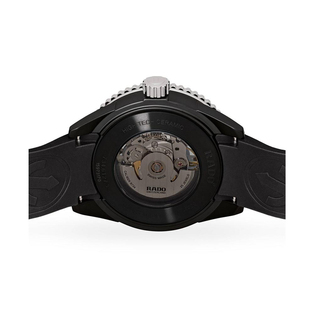 Men's Swiss Automatic Captain Cook Black Rubber Strap Watch 43mm商品第6张图片规格展示