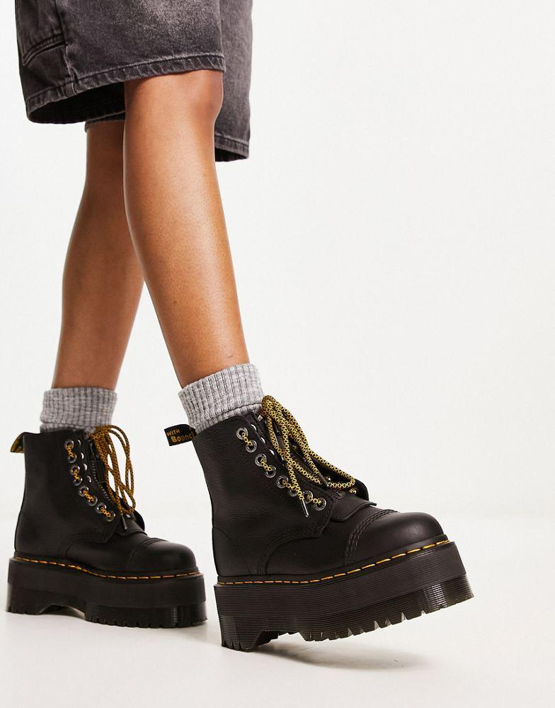 【Dr.Martens】 ★ BOOTS ★ SINCLAIR ★ BLACK Womens Dr. Martens Sinclair Platform Boot - Black | Journeys