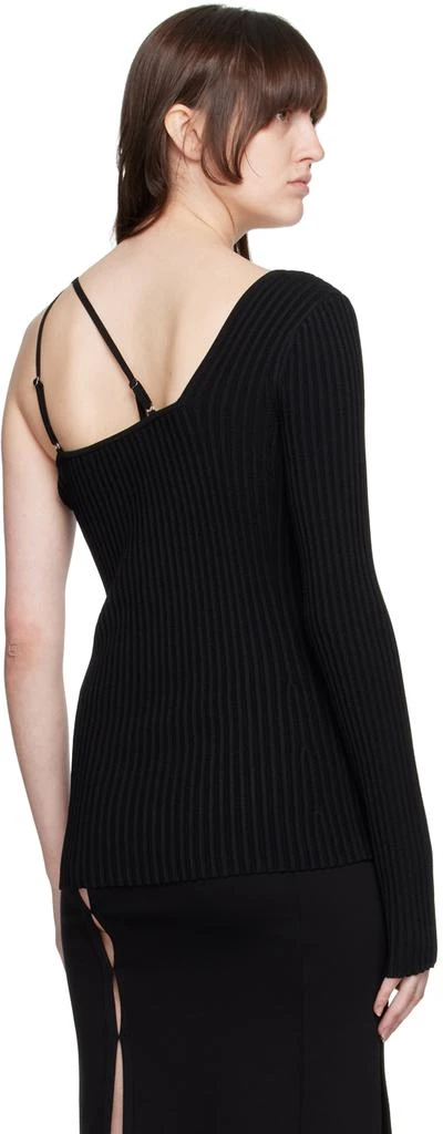 商品Helmut Lang|Black One-Shoulder T-Shirt,价格¥2755,第3张图片详细描述