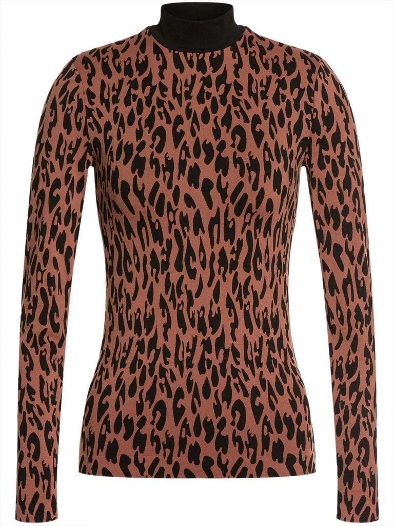 商品Wolford|Leopard Print Tech High Neck Top,价格¥2005,第1张图片