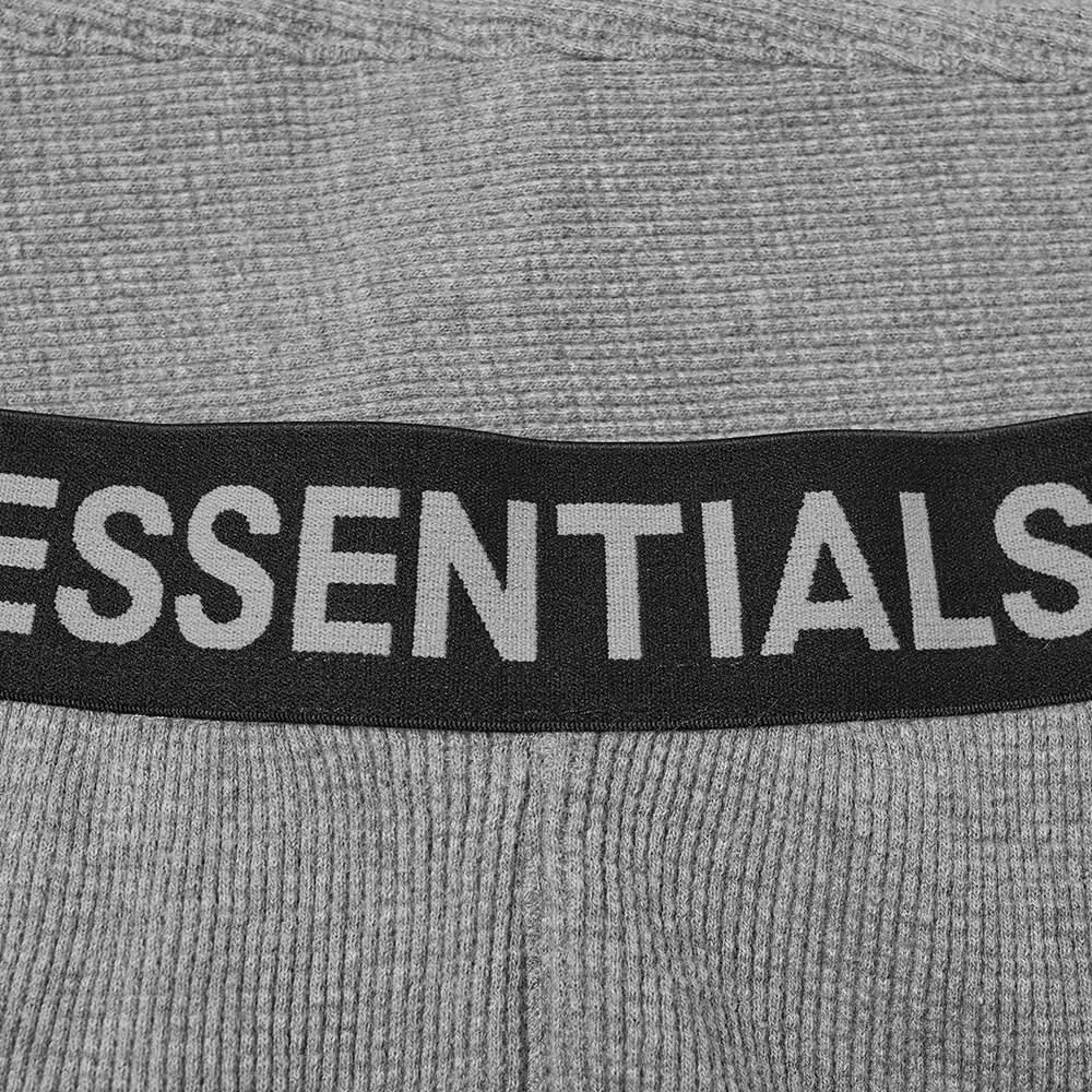 商品Essentials|Fear of God ESSENTIALS Thermal Pant - Heather Grey,价格¥480,第4张图片详细描述