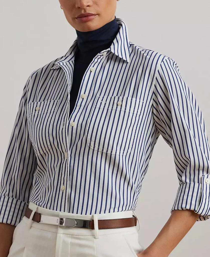 商品Ralph Lauren|Striped Cotton Shirt,价格¥673,第5张图片详细描述