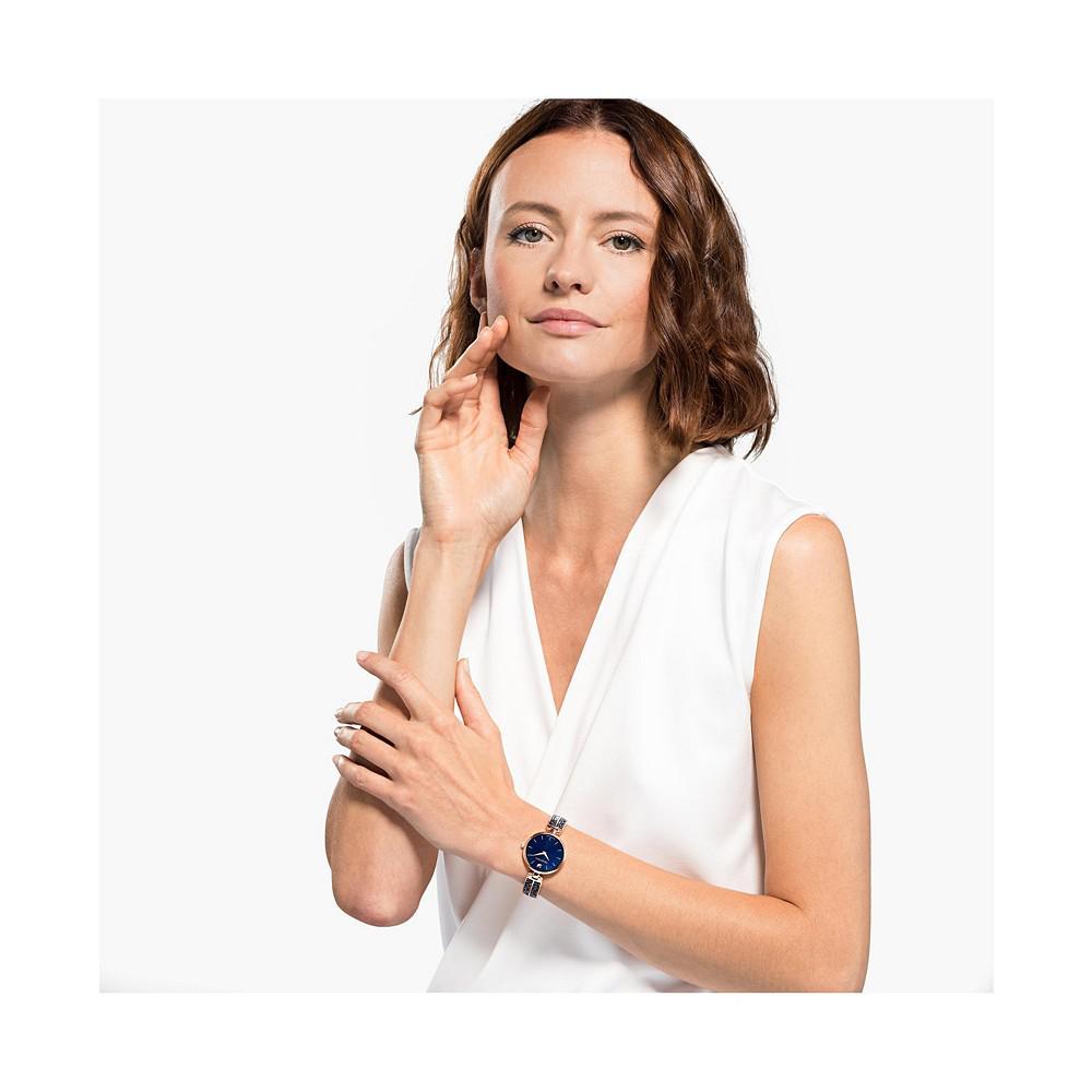 商品Swarovski|Dream Rock Blue Metal Bracelet Watch, 28.44 mm,价格¥2590,第7张图片详细描述