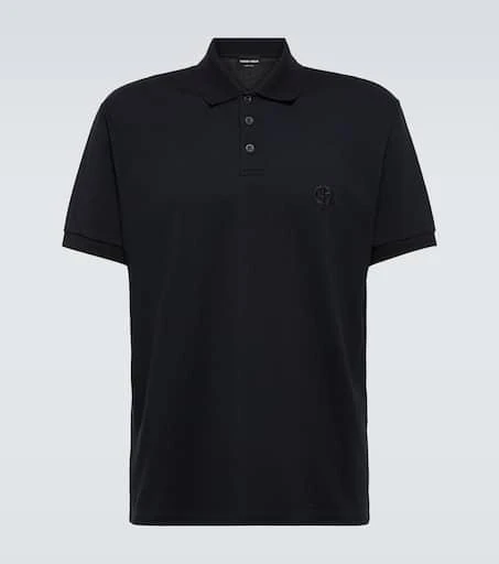 商品Giorgio Armani|棉质混纺Polo衫,价格¥2609,第1张图片