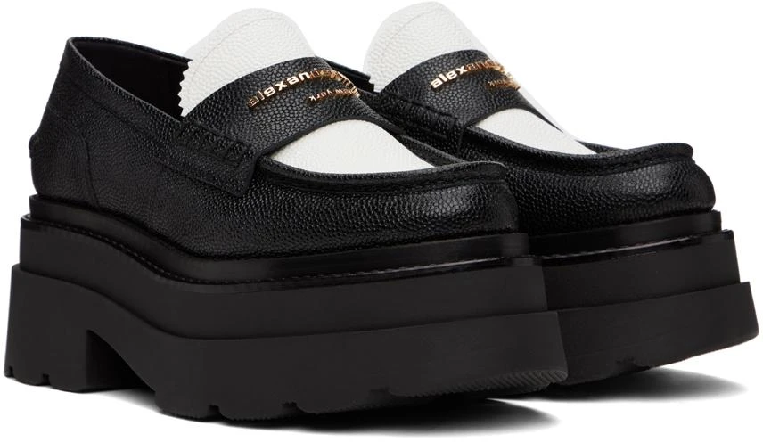 商品Alexander Wang|Black & White Carter Loafers,价格¥2582,第4张图片详细描述