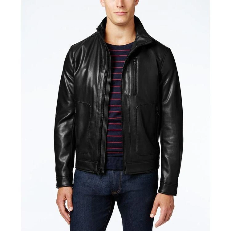 商品Michael Kors|MICHAEL  Big & Tall Faux-Leather Jacket,价格¥823,第1张图片