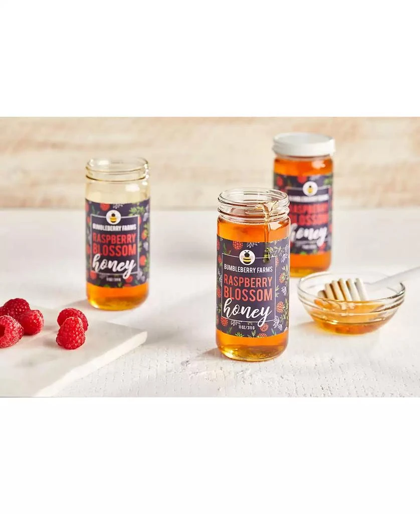 商品Bumbleberry Farms|Raspberry Blossom Honey Set of 2,价格¥202,第2张图片详细描述