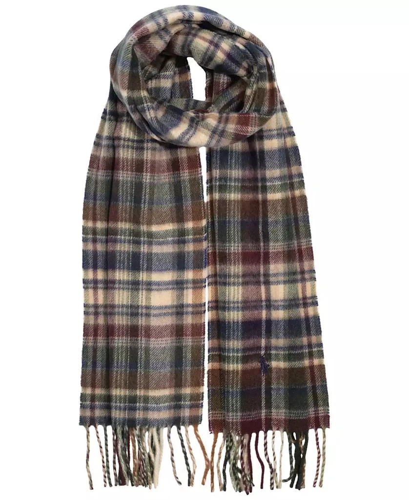 商品Ralph Lauren|Men's Cashmere Blend Plaid Scarf,价格¥569,第3张图片详细描述