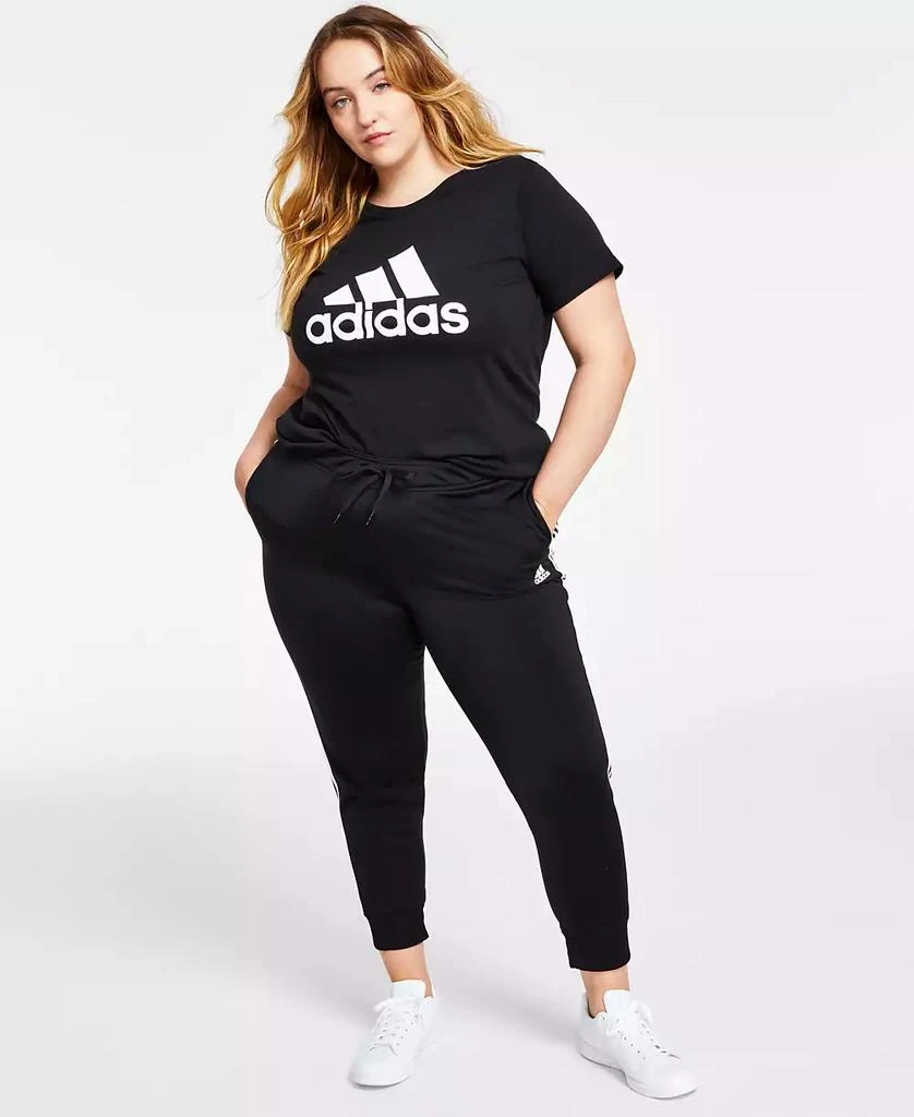 Women's Essentials Warm-Up Slim Tapered 3-Stripes Track Pants, XS- 商品