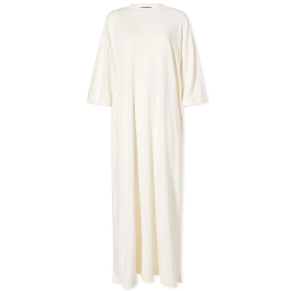 商品Essentials|Fear of God ESSENTIALS Essentials 3/4 Sleeve Dress - Cloud Dancer,价格¥329,第1张图片