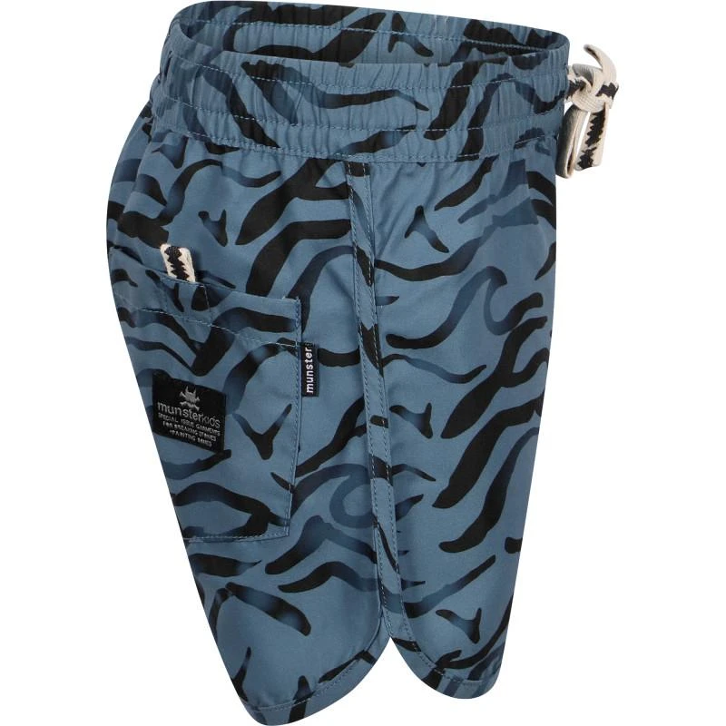 商品Munster|Animal stripes unisex shorts in blue,价格¥363,第2张图片详细描述
