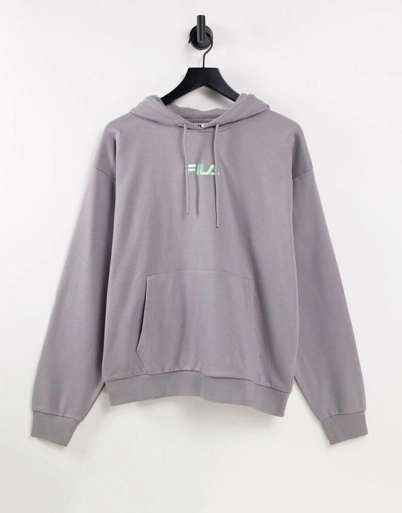 商品Fila|Fila Jamal chest logo hoodie in grey,价格¥301,第1张图片