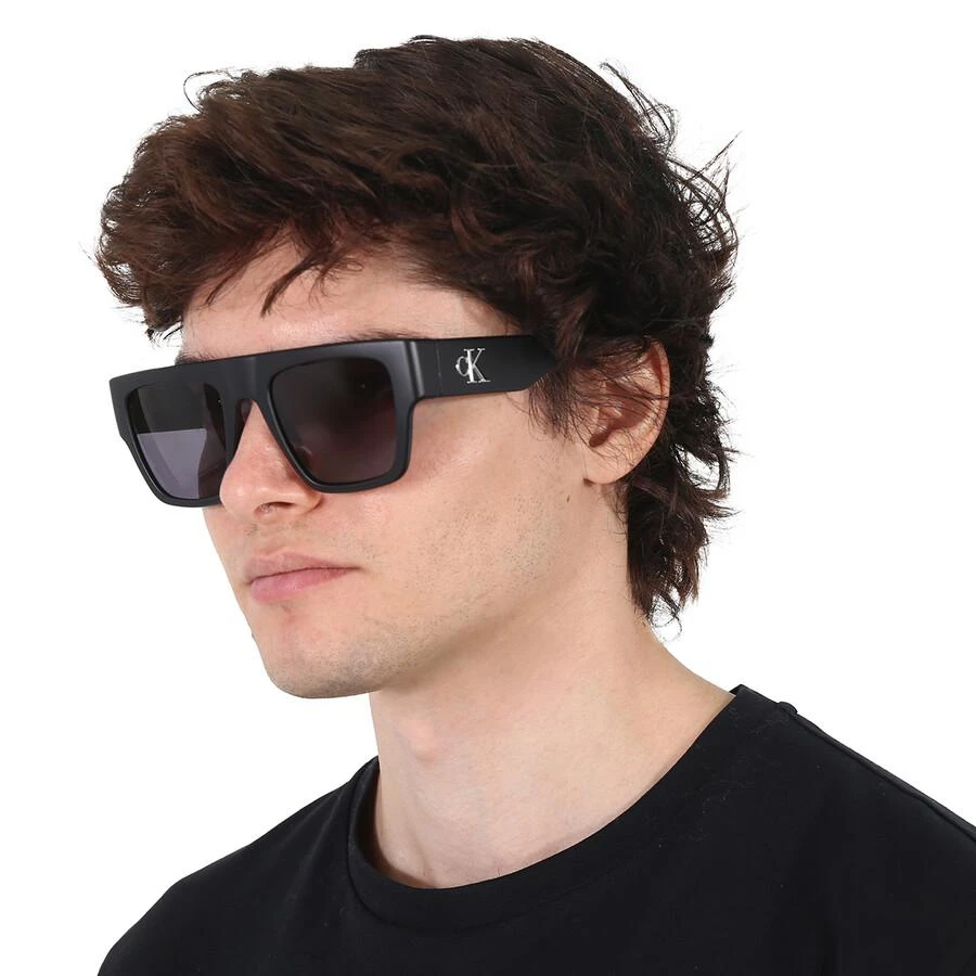 商品Calvin Klein|Calvin Klein Grey Browline Unisex Sunglasses CKJ22636S 002 53,价格¥220,第2张图片详细描述