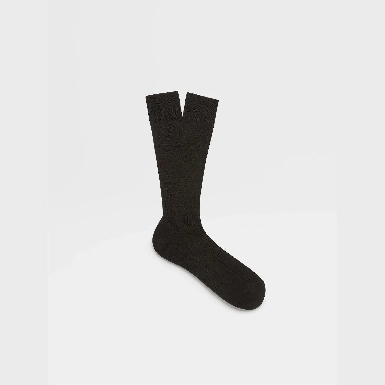 包邮包税【预售7天发货】 ZEGNA杰尼亚 23秋冬 男士 袜子 Black Cotton Socks N4V40-010-001 商品