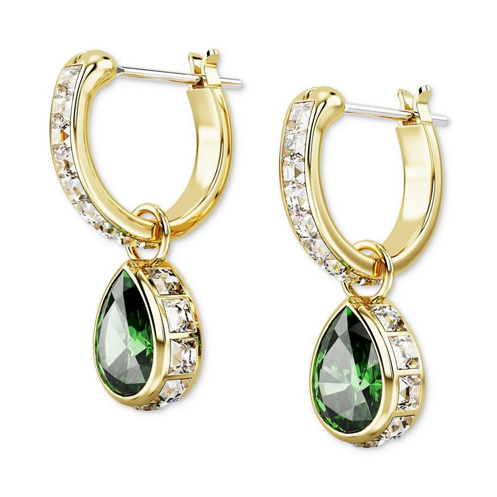 商品Swarovski|Gold-Tone Mixed Crystal Charm Hoop Earrings,价格¥942,第3张图片详细描述
