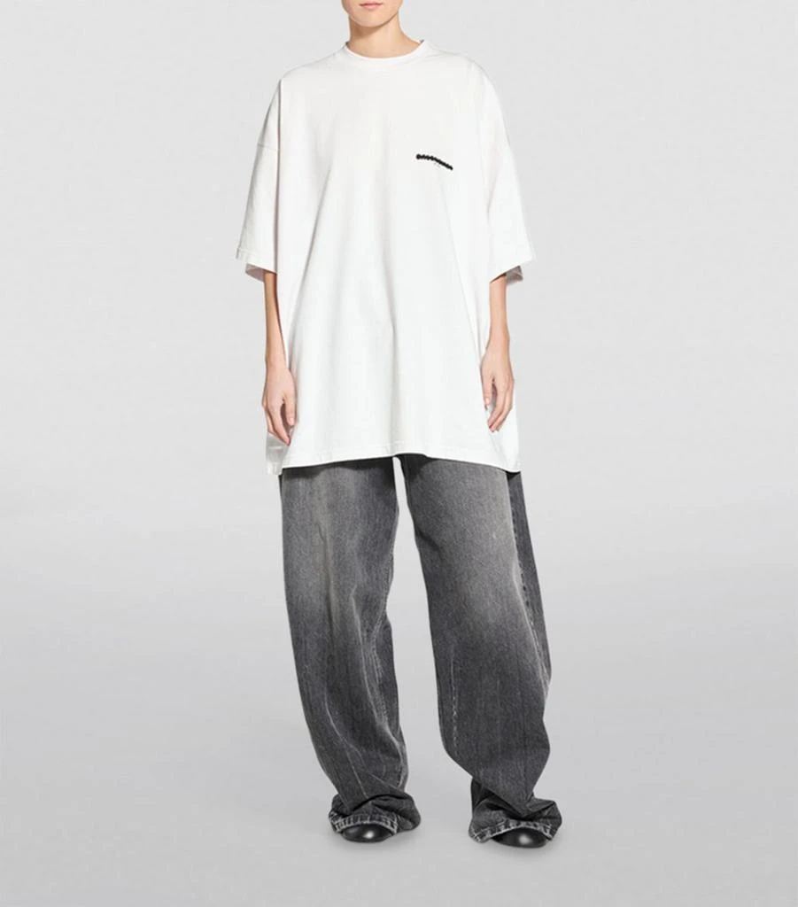 商品Balenciaga|Cotton Logo Oversized T-Shirt,价格¥4134,第2张图片详细描述