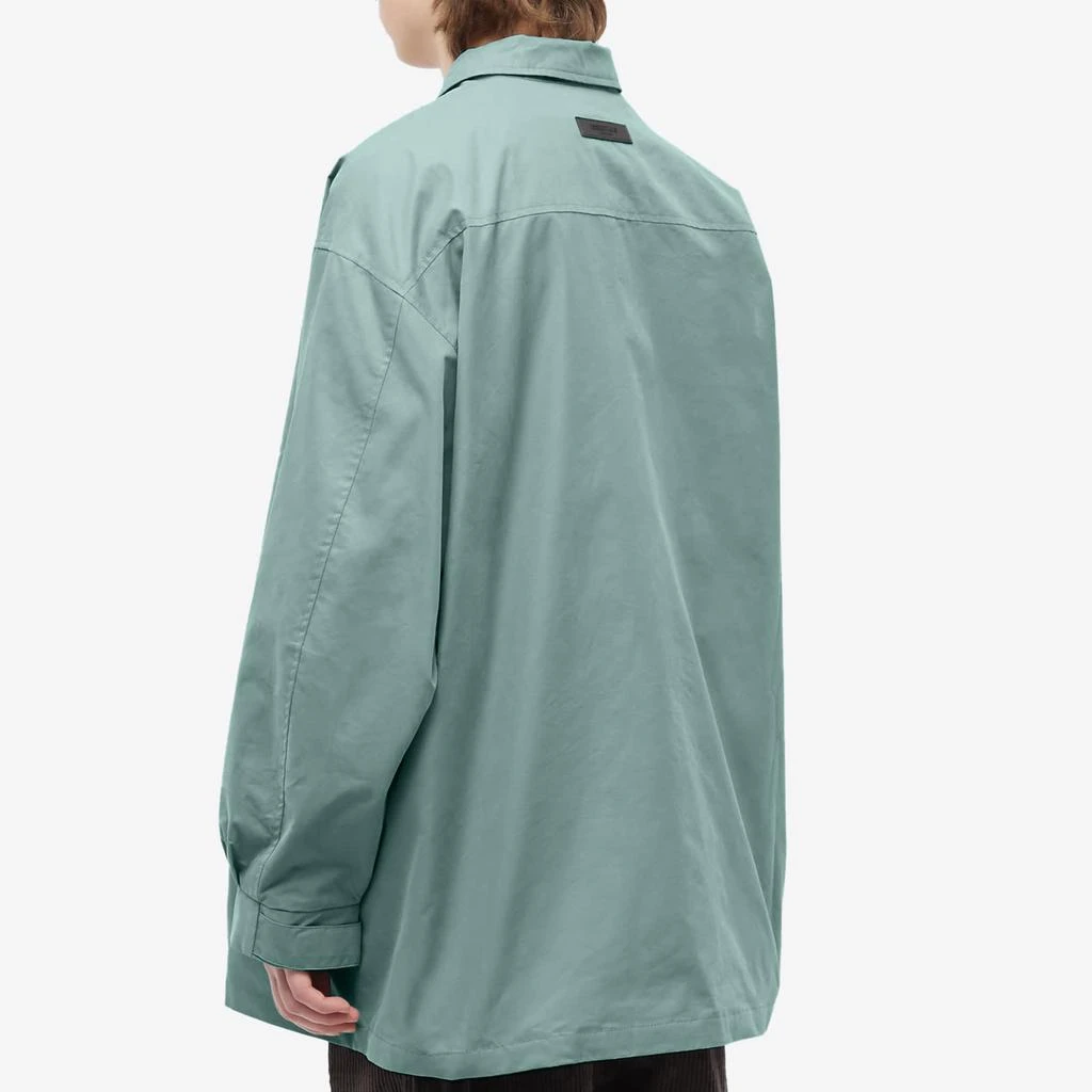 商品Essentials|Fear of God Essentials Woven Twill Barn Jacket - Sycamore,价格¥833,第3张图片详细描述