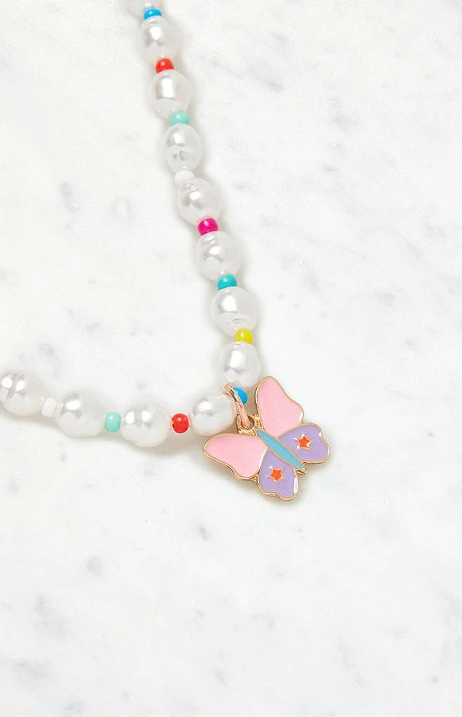 商品LA Hearts|Butterfly Pearl Necklace,价格¥64,第4张图片详细描述