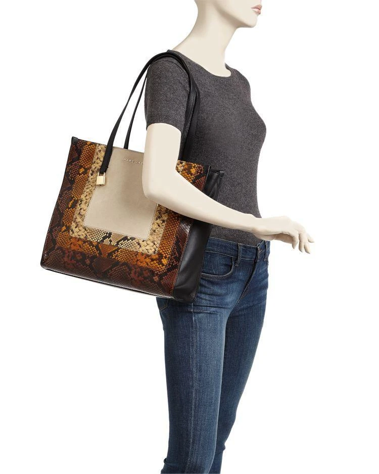 商品Marc Jacobs|The Snaked Grind East/West Leather Tote,价格¥3114,第2张图片详细描述