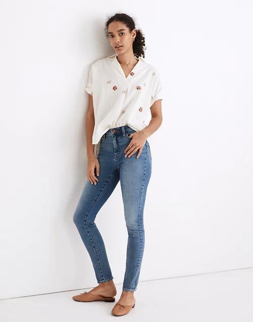 商品Madewell|10" High-Rise Roadtripper Authentic Jeans in Vinton Wash,价格¥589,第1张图片