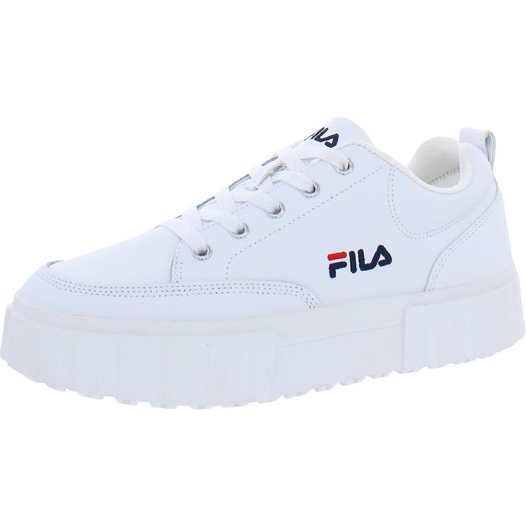 Fila Womens Sandblast Low Leather Fitness Athletic and Training Shoes商品第1张图片规格展示