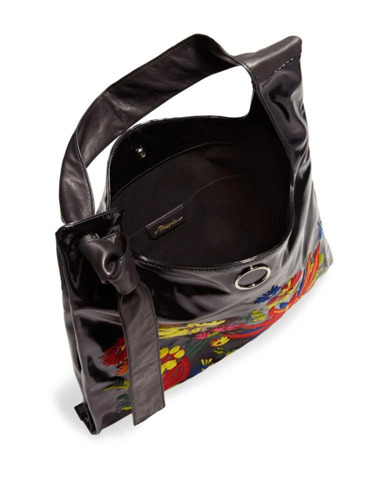商品3.1 Phillip Lim|Elise Floral Leather Shoulder Bag,价格¥1586,第2张图片详细描述