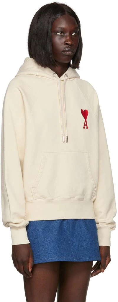 商品AMI|SSENSE Exclusive Beige Ami de Cœur Hoodie,价格¥1262,第2张图片详细描述