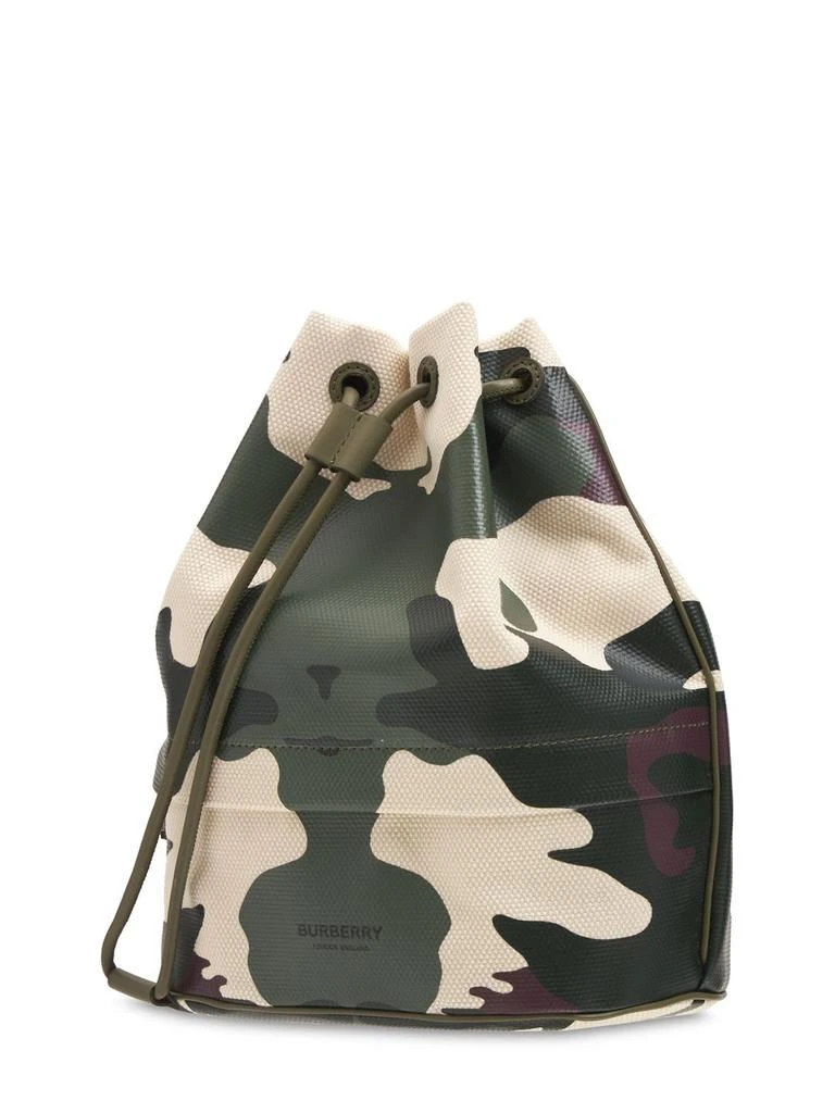 商品Burberry|Phoebe Cotton & Leather Camouflage Pouch,价格¥4511,第3张图片详细描��述