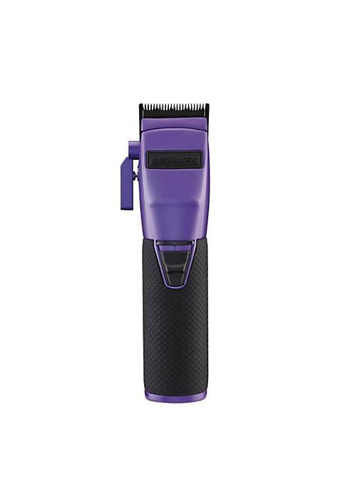 商品Babyliss Pro|FX870PI BOOST+ Influencer Collection Cordless Clipper - Purple + FOILFX02 Cordless Metal BLACK Double Foil Shaver FXFS2B-BLACK + Barber Mat,价格¥2221,第4张图片详细描述