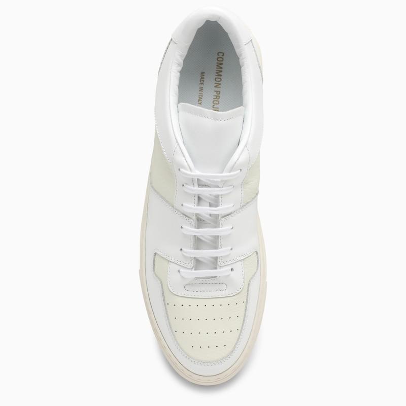 White leather low top sneakers商品第3张图片规格展示