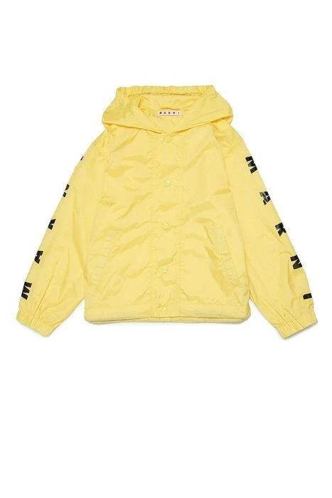 商品Marni|Marni Kids Logo-Printed Buttoned Hooded Raincoat,价格¥611,第1张图片