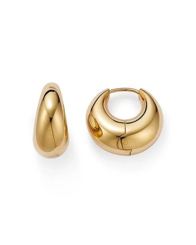 商品Alberto Amati|14K Yellow Gold Tapered Tube Hoop Earrings - Exclusive,价格¥7362,第1张图片