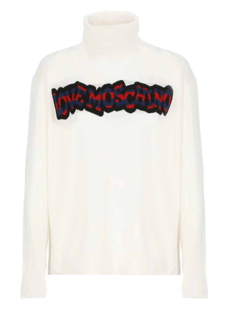 商品Love Moschino|Love Moschino High Neck Knitted Jumper,价格¥1014,第1张图片