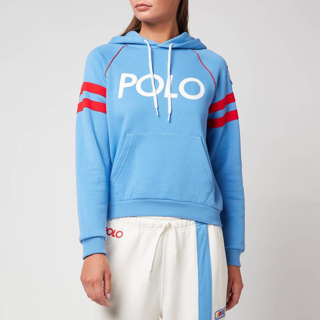 商品Ralph Lauren|Polo Ralph Lauren Women's Racing Hoodie - Summer Blue,价格¥733,第1张图片
