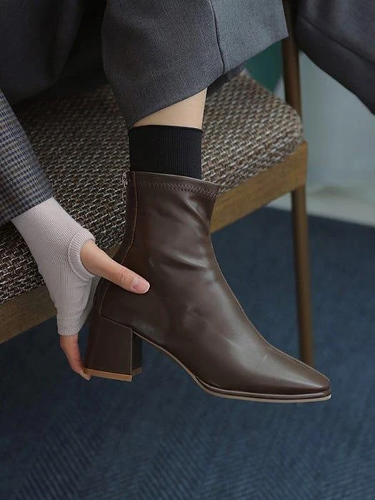 商品Lifla|Ljh1017 Ankle Boots - 3 Colors,价格¥518,第5张图片详细描述