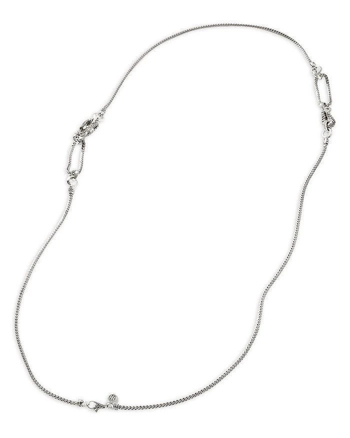 商品John Hardy|Silver Chain Classic Asli Mini Chain Sautoir Necklace, 36",价格¥9680,第4张图片详细描述