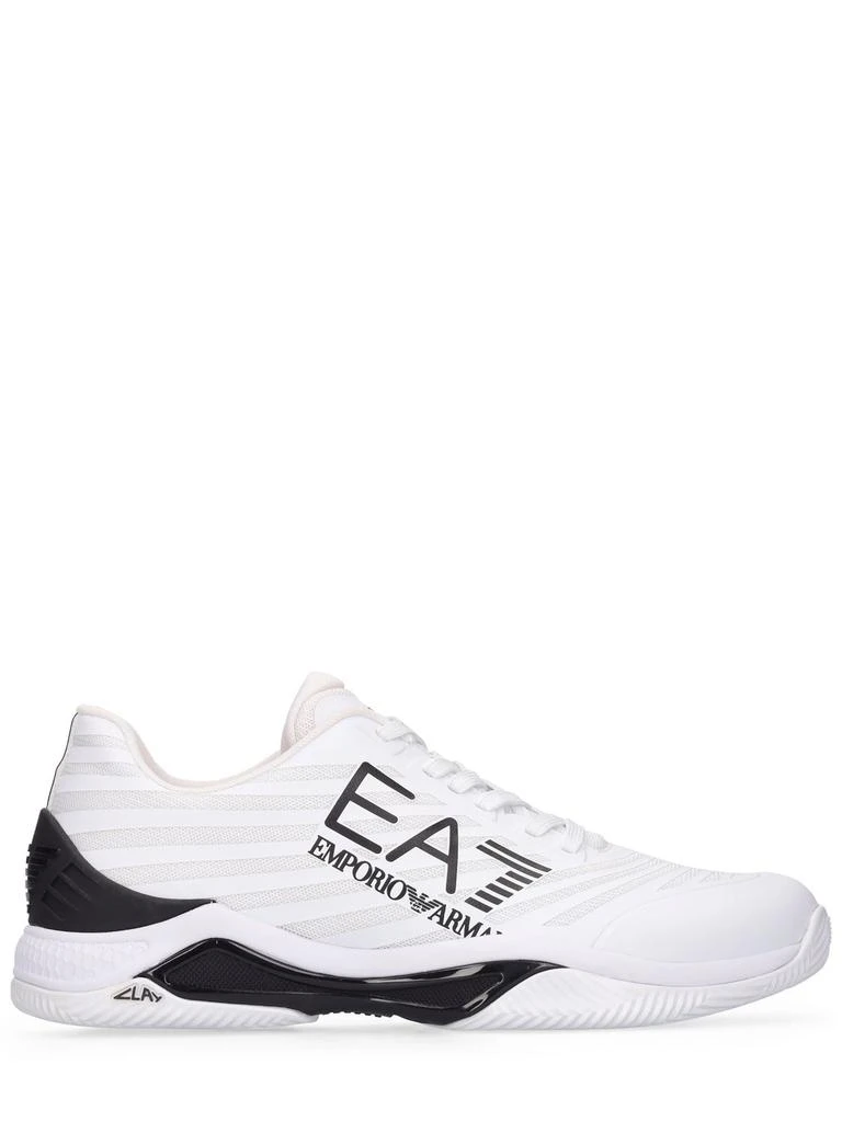 商品Emporio Armani|Tennis Pro Tech Sneakers,价格¥871,第1张图片