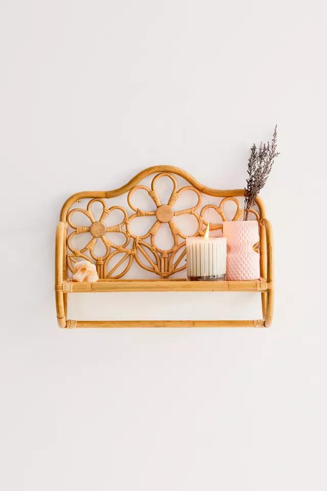 商品Urban Outfitters|Rattan Daisy Wall Shelf,价格¥509,第4张图片详细描述