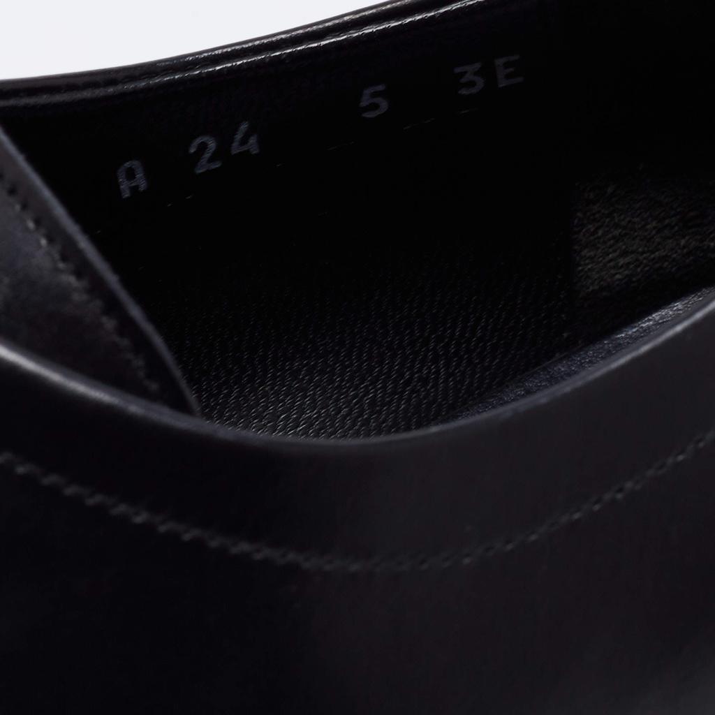 Salvatore Ferragamo Black Leather Oxfords Size 39商品第8张图片规格展示