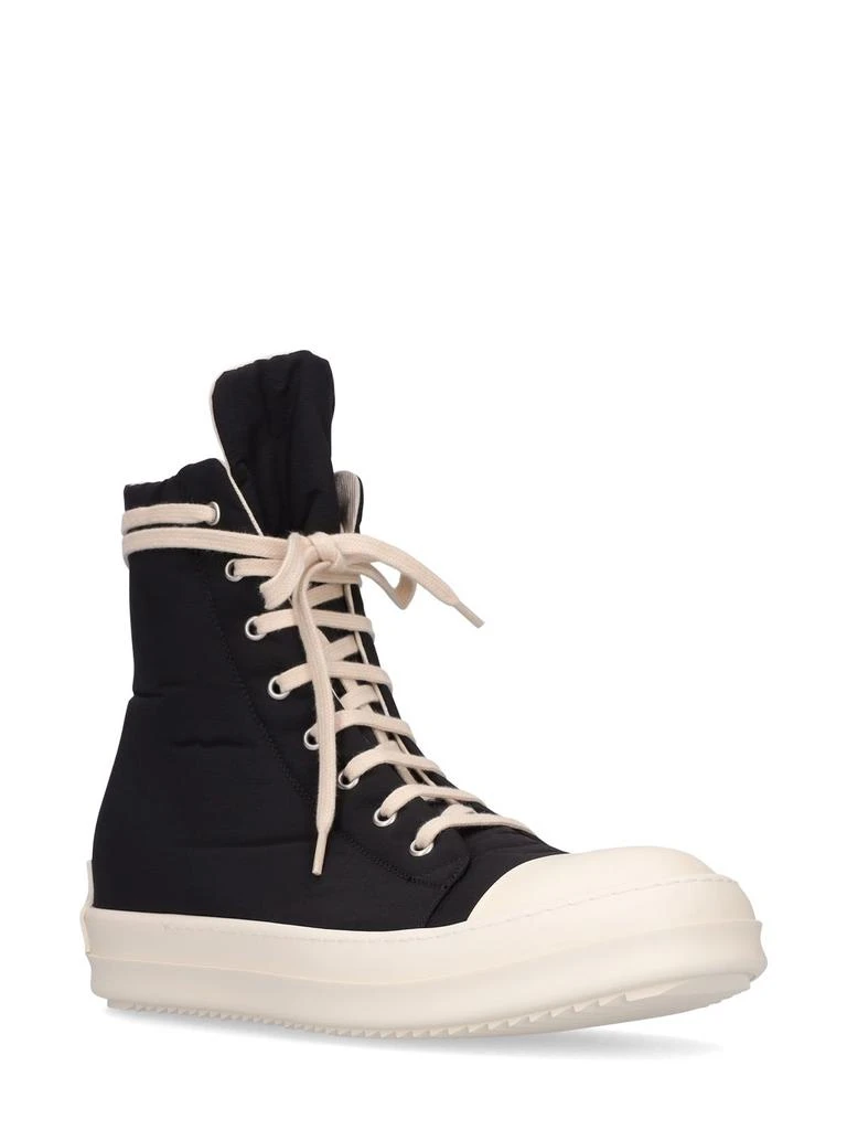 商品Rick Owens|Cotton & Nylon Faille High Top Sneakers,价格¥5616,第2张图片详细描述