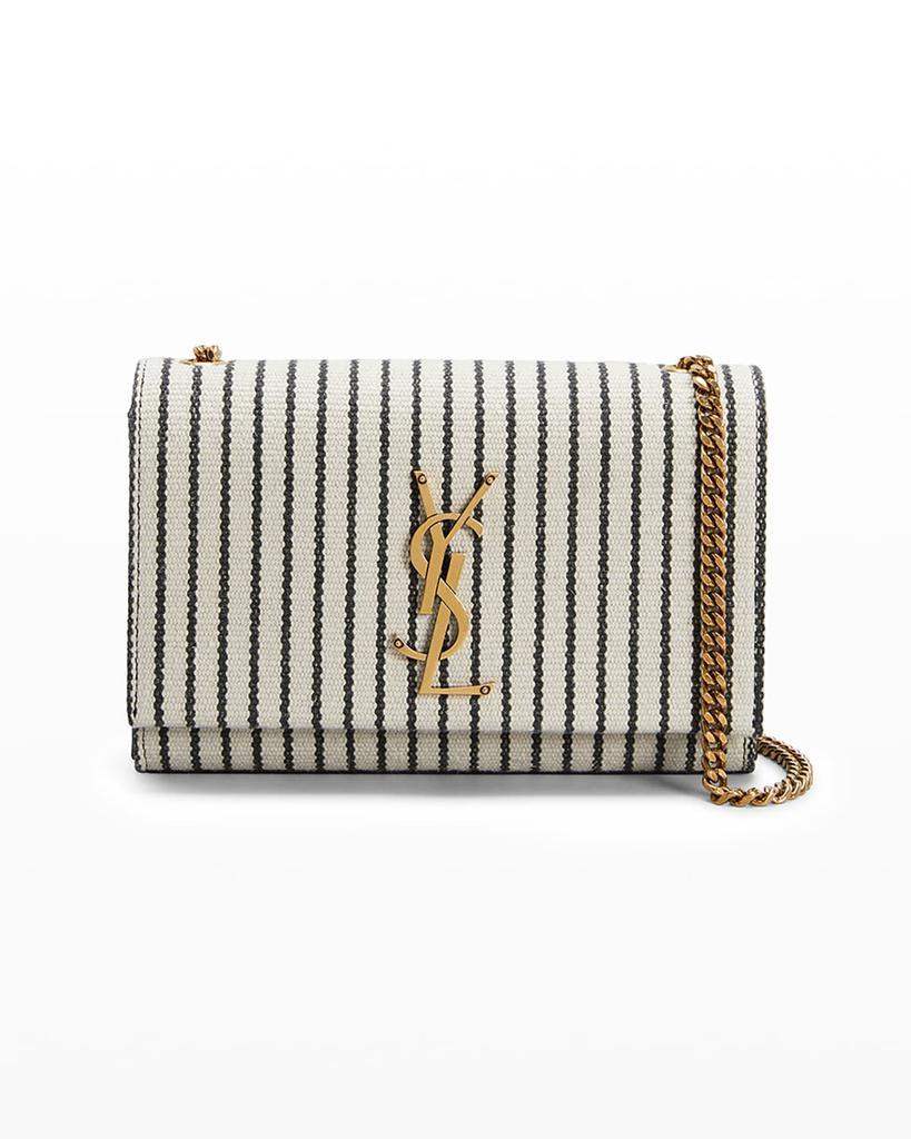 商品Yves Saint Laurent|Kate Small YSL Striped Canvas Shoulder Bag,价格¥13096,第1张图片