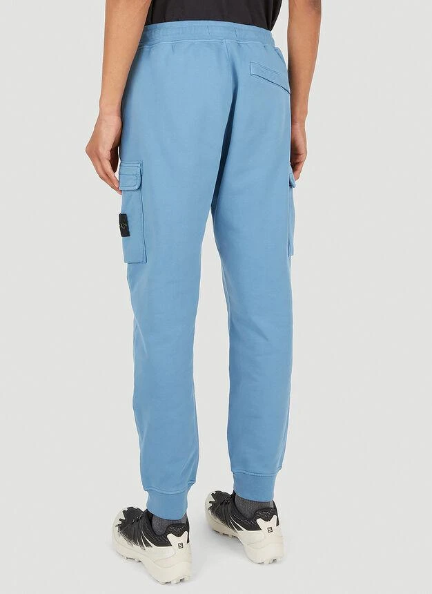 商品Stone Island|Cargo Track Pants in Light Blue,价格¥1268,第4张图片详细描述